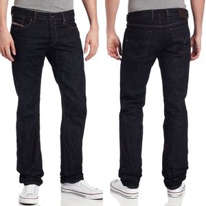 diesel • 33x32 raw indigo denim waykee jeans